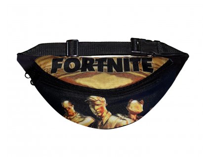 Ledvinka Fortnite zlatá 2 (Barva jet black)