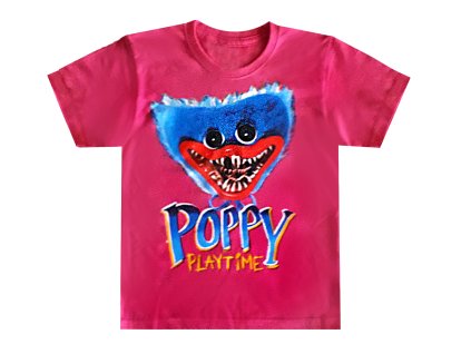 Tričko Huggy Wuggy Playtime růžové bavlna