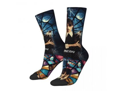 Wednesday Addams Thing Socks Soft Casual Socks TV Series Wednesday Merch Accessories Middle Tube Socks Best.jpg 640x640