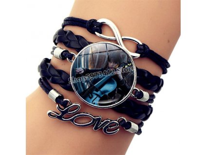 Wednesday Addams Leather Bracelet Fashion Braided Wristband The Addams Family Fine Jewelry Accessories Kids Birthday Gifts.jpg 640x640 (1)