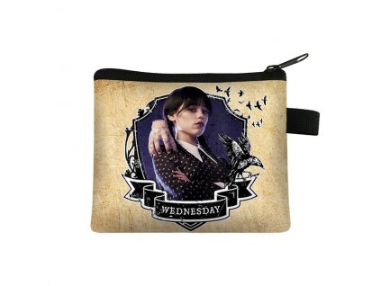 Wednesday Addams Coin Purse Adams Polyester Wallet Portable ID Card Holders Cartoon Multifunctional Key Storage Bag.jpg 640x640