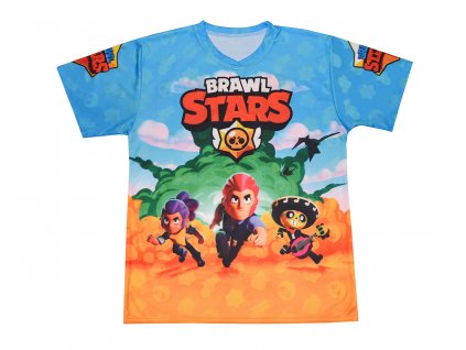 Tričko Brawl stars světle modré (Velikost 116)