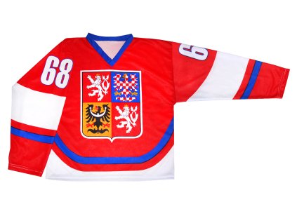 Hokejový dres ČR JÁGR červený (Velikost 134)