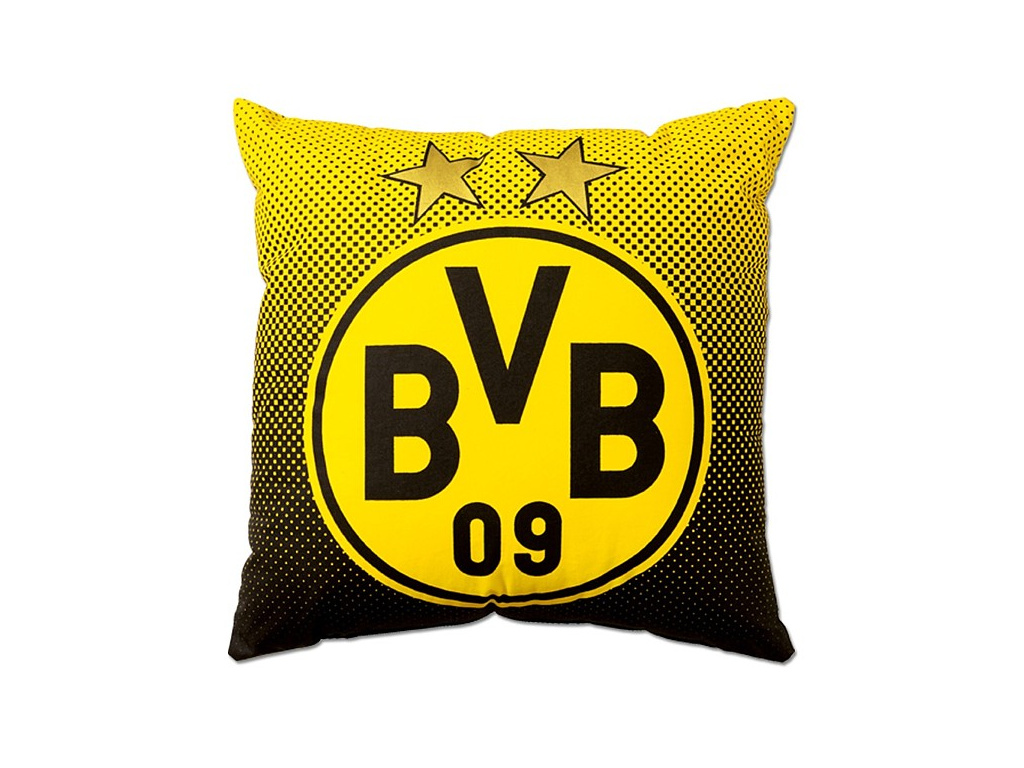 Polštářek Borussia Dortmund crest 40x40 cm
