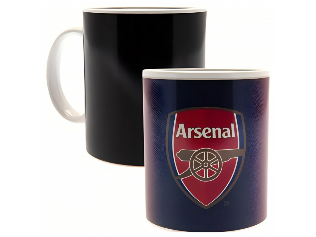 Keramický hrnek Arsenal FC, barva dle teploty nápoje, 350 ml