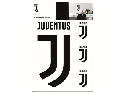 Nástěnné samolepky Juventus Turín 4ks