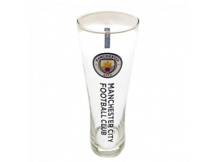 Vysoká pivní sklenice Manchester City