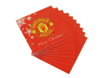 Vánoční přání Manchester United  FC 10 kusů