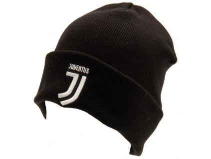 Zimní čepice Juventus Turín FC, černá, univerzální
