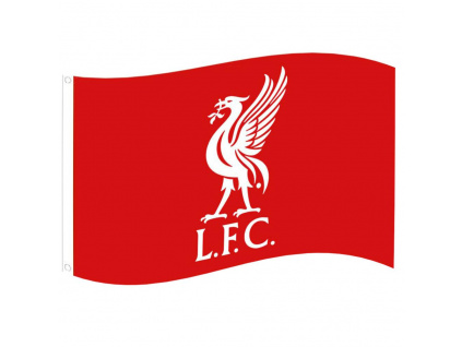 Vlajka Liverpool FC, červená se znakem, 152 x 91 cm