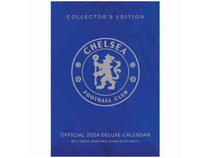 Luxusní kalendář 2024 Chelsea FC, 30x42 cm