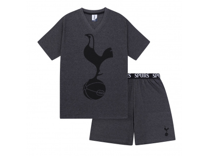 Pánské Pyžamo Tottenham Hotspur FC, tričko a šortky, šedé