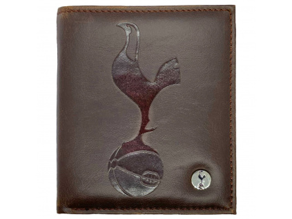 Luxusní peněženka Tottenham Hotspur FC, kovový odznak, umělá kůže
