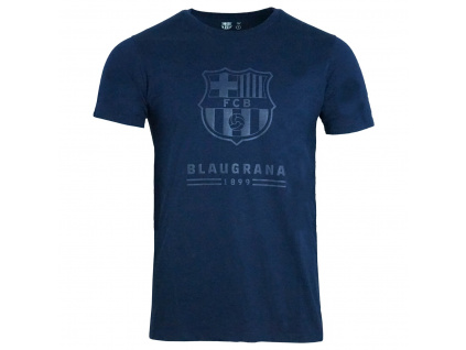 Tričko FC Barcelona, tmavě modré, BLAUGRANA