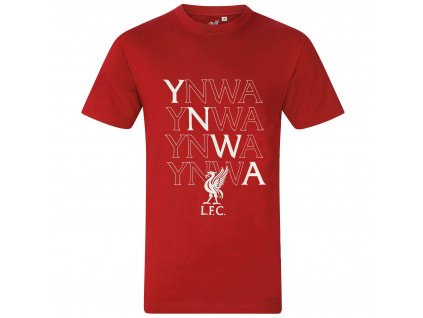 Tričko Liverpool FC, červené, YNWA, bavlna