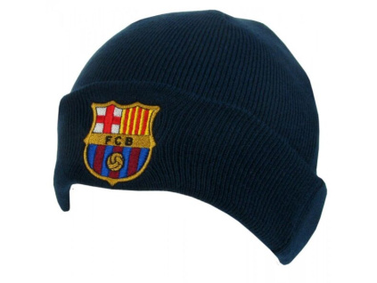 TM 06550 FC Barcelona Navy Cuff Beanie 600x599