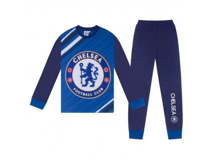 Dětské Pyžamo Chelsea FC, dlouhý rukáv, kalhoty, bavlna