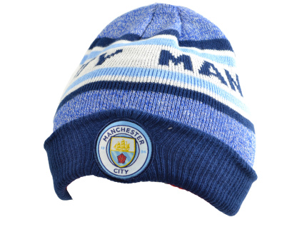 Zimní čepice Manchester City FC, modrá
