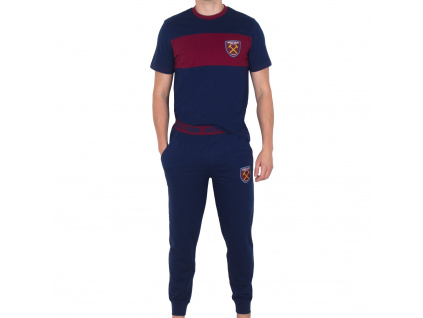 Pánské pyžamo West Ham United FC, modro-vínové