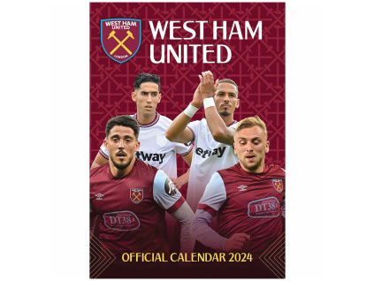 Nástěnný kalendář 2024 West Ham United FC