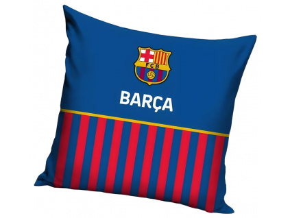Polštářek FC Barcelona, modro-vínový, BARCA, 40x40
