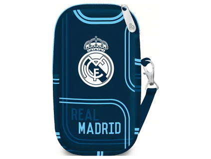 Pouzdro na mobil Real Madrid FC, modré, 14x7.5 cm