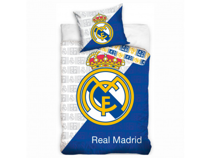 Povlečení Real Madrid FC, oboustranné, bavlna, 160x240, 50x75