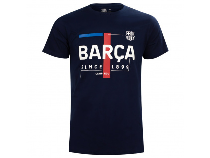 Dětské Tričko FC Barcelona, tmavě modrá, bavlna