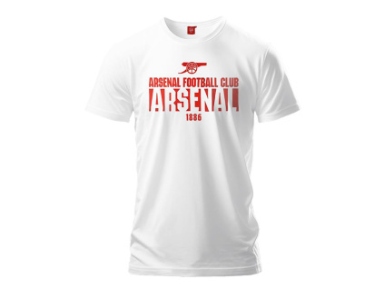 Tričko Arsenal FC, bílé, bavlna