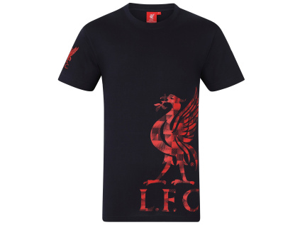Tričko Liverpool FC, námořnická modrá, 100% bavlna