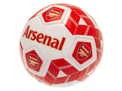 Fotbalový míč Arsenal FC, červeno-bílý, vel. 3