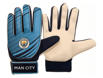 Brankářské rukavice Manchester City FC, dorost 10-16 let
