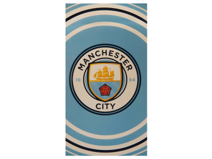 Osuška Manchester City FC, modrá, 70x140 cm