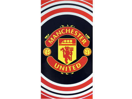 Osuška Manchester United FC, barevná, bavlna, 70x140