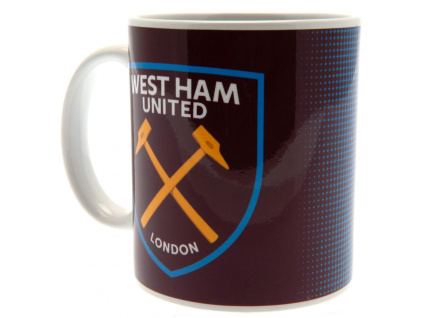 Hrnek West Ham United FC, vínovo-modrý, 300 ml