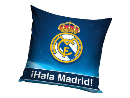 Polštářek Real Madrid FC, modrý, 40x40 cm