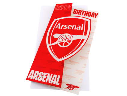 Narozeninové blahopřání Arsenal FC, červeno-bílé