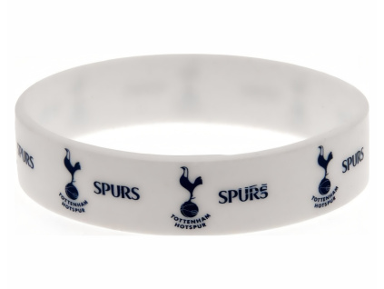 Silikonový náramek Tottenham Hotspur FC, bílý