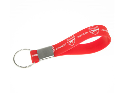 Přívěsek na klíče Arsenal FC, červený, silikonový