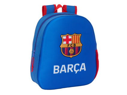 Batoh FC Barcelona, modro-červený, 3D barevný znak