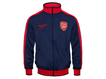 Bunda Arsenal FC, modro-červená, stojáček, zip