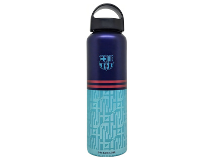 Sportovní láhev FC Barcelona, modrá, 600 ml