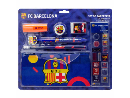 Školní sada FC Barcelona, modrá, 7 ks