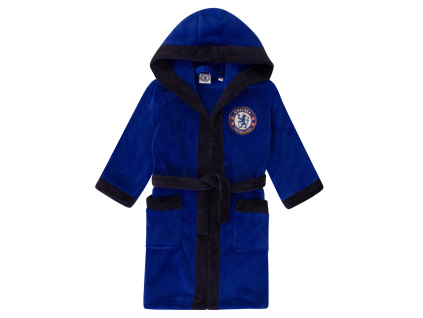 Dětský župan Chelsea FC, modrý, fleecový