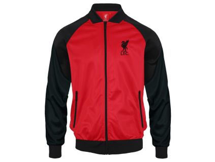 Bunda Liverpool FC, červeno-černá, bomber, zip