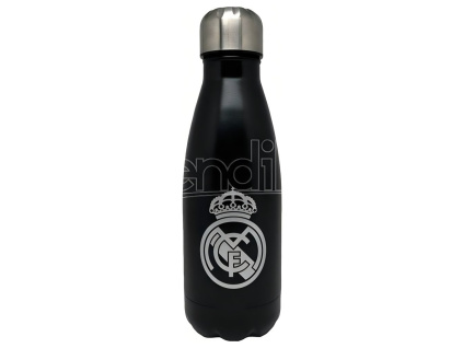 Láhev Real Madrid FC, černá, nerezová, 550 ml