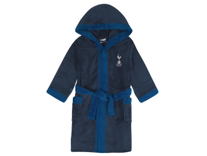 Dětský župan Tottenham Hotspur FC, tmavě modrý, fleecový