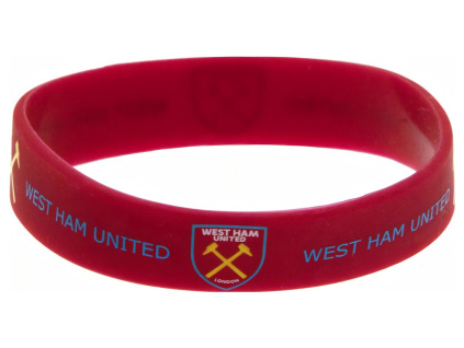 Silikonový náramek West Ham United FC, vínový