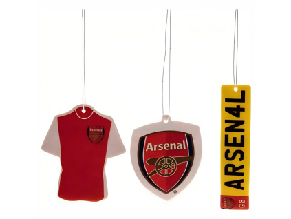 Vůně do auta Arsenal FC, dres, sada 3 ks