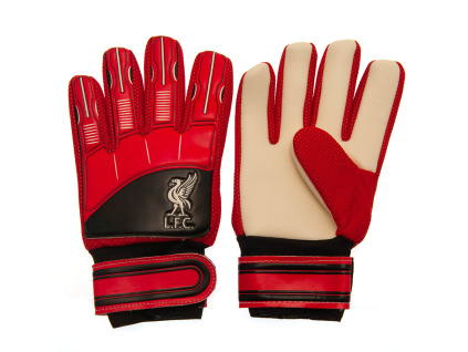 Brankářské rukavice Liverpool FC, červené, dětské 10-12 let